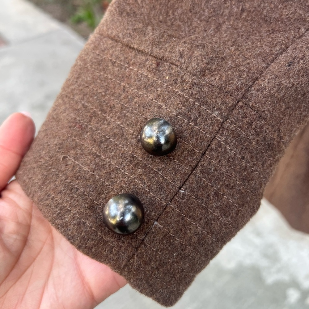 Vintage MM Couture Brown  Coat - Picture 8 of 9